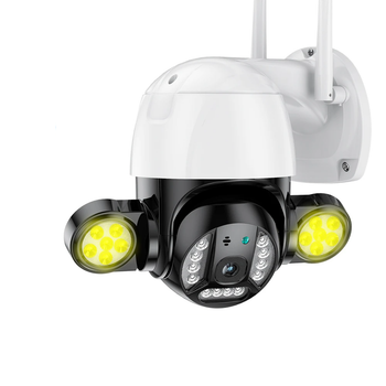 Камера поворотная ICSee 5Mp 3,6mm WiFi TF пластик mic spk (0943)