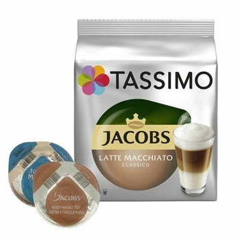 Кофе в капсулах Tassimo Jacobs Typ Latte Macchiato Classico (8 порцій) Тассимо