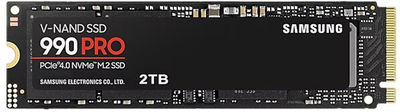 Накопитель SSD 2ТB Samsung 990 PRO M.2 2280 PCIe 4.0 x4 NVMe V-NAND MLC (444785)