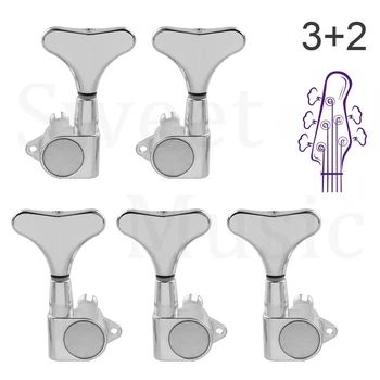 Колки для бас-гитары Overtone MHB02 CR 3+2 (5 струн)