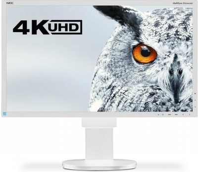 Монітор NEC 24" MultiSync EA244UHD Biały (60003684)