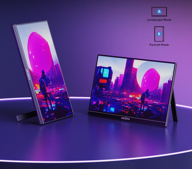 Монитор портативный 16.1" ARZOPA Z1FC Full HD IPS 144 Гц