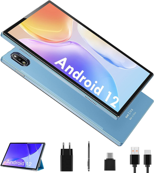 Планшет 10.1" Brillar T16 6/128Gb 8 ядер Android 12 6000 mAh Блакитний Б/В