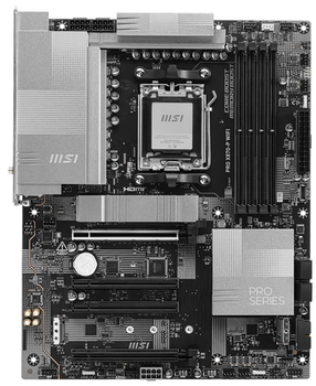 Материнська плата MSI PRO X870-P WIFI (MPG PRO X870-P WIFI) (Socket AM5, AMD X870, ATX)