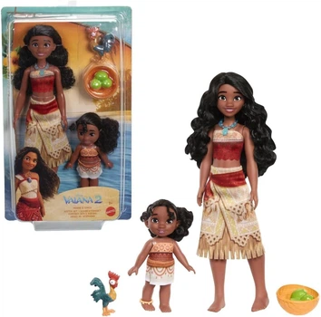 Кукла Моана (Ваяна) и ее сестра Mattel Disney с аксессуарами (JBT66)