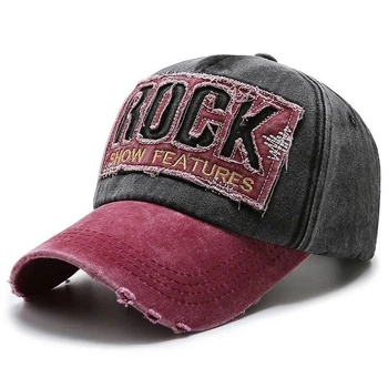 Бейсболка Rock черная