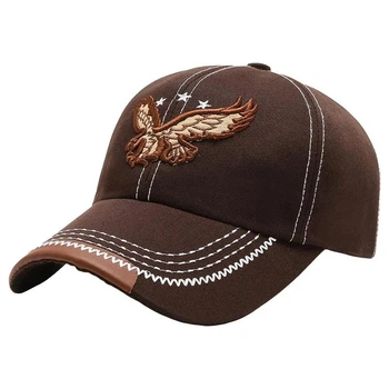 Бейсболка Eagle коричневая