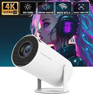 Проектор Magicube Transpeed HY300 4K/ Android 11/ WiFi 6 smart tv домашній кінотеатр