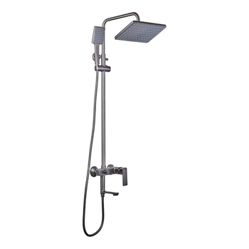 Душова колона зі змішувачем HAIBA KUBUS 009-J GRAPHITE (Колір графіт) (HB4005)