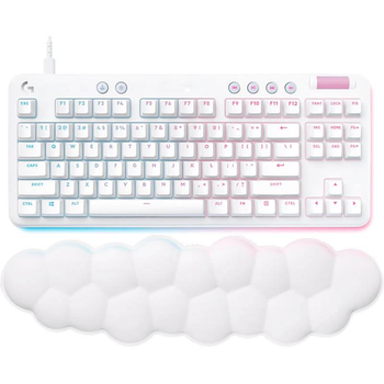 Клавіатура Logitech G713 Tactile, RGB-підсвічування, з підставкою, White