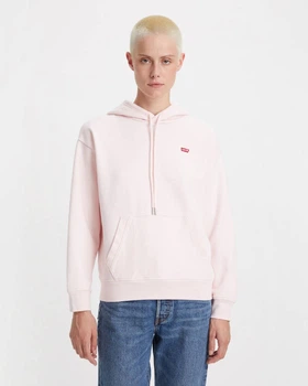 Худі жіноче Levi's standard hoodie 246930046 XXS Рожеве (5401043908806)