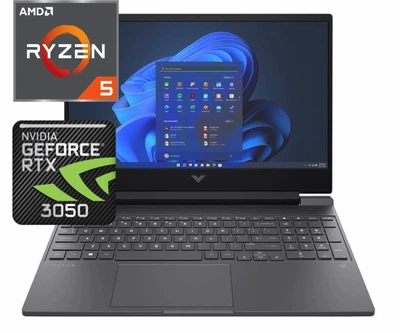 Ноутбук (2024) игровой HP Victus 15 R5-8645HS/ 16GB / 512GB/ Win11x Licensed/ RTX3050 / 15.6" 144Hz