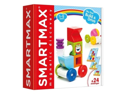 Конструктор магнитный Мои первые едущие модели Smartmax (SMX 237), 8 дет.