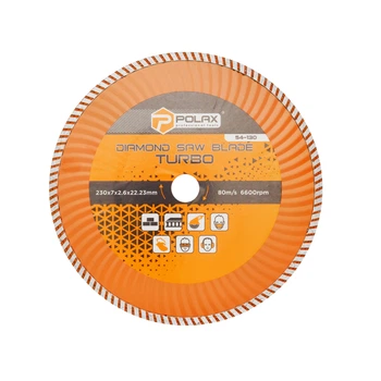 Диск алмазный турбо Polax 230x7x2,6x22.23, 25% (54-130)