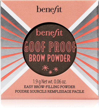 Puder do brwi Benefit Goof Proof Brow 4.5 Neutral Deep Brown 1.9 g (602004140388)