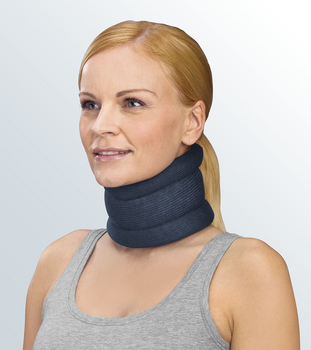 Головодержатель (воротник Шанца) армированный protect.COLLAR soft with bar - 9 см - синий, размер 2