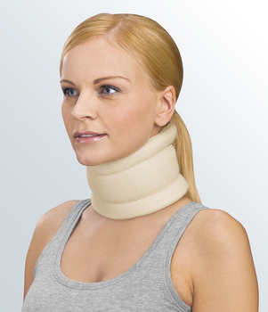 Головодержатель (воротник Шанца) армированный protect.COLLAR soft with bar - 7 см - песочный, размер 4
