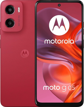 Smartfon Motorola Moto G05 4/128GB Plum Red (PB6L0009ES)