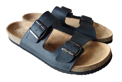 Ортопедические шлепанцы мужские FootCare, FA-301, синие, размер 44