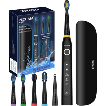Електрична зубна щітка Pecham Travel PC-080 Black (522219)