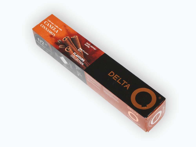 Кофе в капсулах Delta Q Canela Cinnamon по крепости 7 в упаковке 10 шт