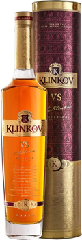 Коньяк Klinkov VS 0.5 л 40% в подарочной упаковке (4823122204431_4820235320195)