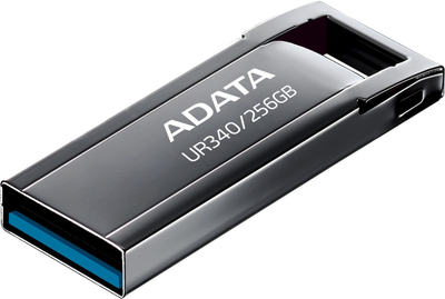 Флеш пам'ять USB ADATA UR340 256GB USB 3.2 Black (AROY-UR340-256GBK)