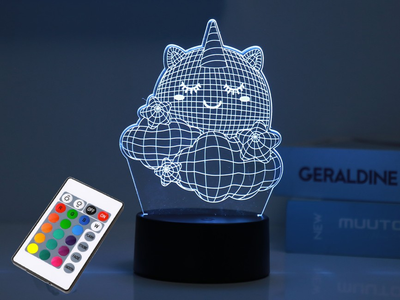 Нічник iTotal 3D LED Lamp Unicorn (8059037078102)