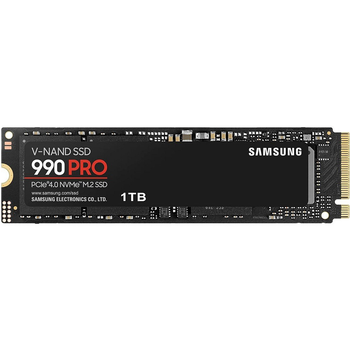 Накопитель SSD 1ТB Samsung 990 PRO M.2 2280 PCIe 4.0 x4 NVMe V-NAND MLC (MZ-V9P1T0BW)