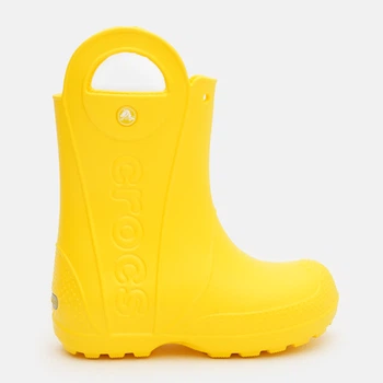 Дитячі гумові чоботи для дівчинки Crocs Handle It Rain Boot K Yel 211052-730 33-34 (J2) Yellow (198445125546)