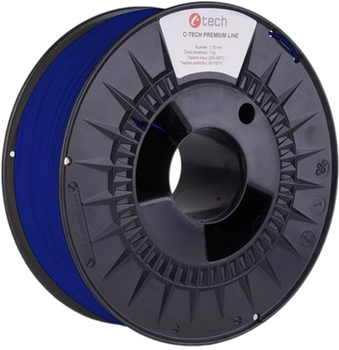 Нитка для картриджа C-Tech Premium Line PLA 1.75 мм RAL5002 Ultramarine Blue (TIFCT2315)