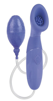 Вакуумна помпа для клітора Waterproof Silicone Clitoral Pumps колір синій (14706007000000000)