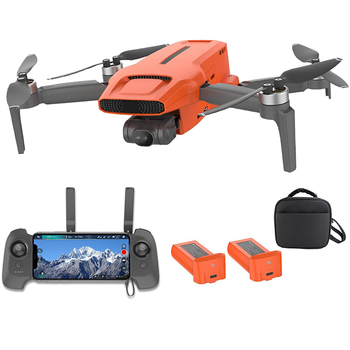 Мини-квадрокоптер FPV Fimi x8 MIni 3 Combo - дрон с 4K камерой, FPV, GPS, 32 мин, 9 км БК моторы 2 Акб и сумка (FMWRJ04A3)