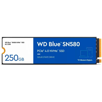 Накопичувач SSD Western Digital m.2 NVMe 250GB BLUE SN580 WDS250G3B0E 240 256 (WDS250G3B0E)