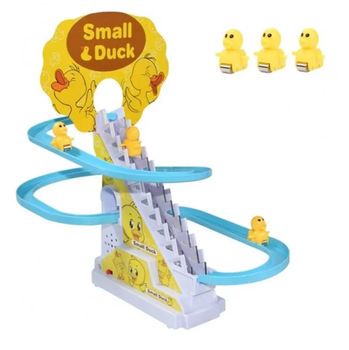 Игра Утиная трасса Small Duck интерактивная, для детей, с подъемным механизмом 3 уток (Duck-11335)