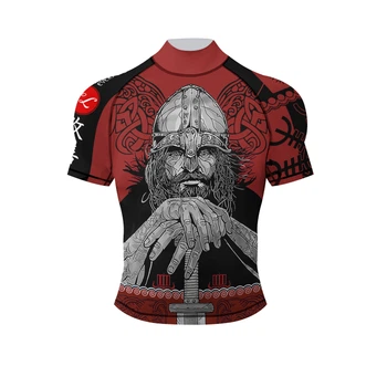 Рашгард (короткий рукав) Valhalla компресійний для чоловіків для занять спортом (MMA спорзал біг) - L