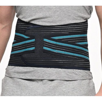Корсет поперековий напівжорсткий І-6М-В графітовий COMFORT, розмір XXXL