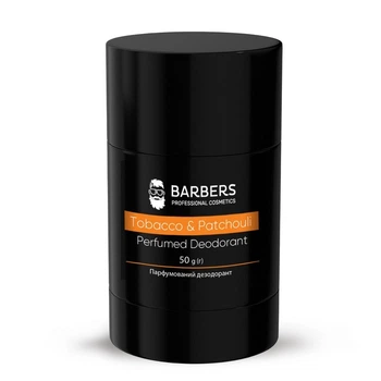 Парфюмированный дезодорант Barbers Tobacco & Patchouli, для мужчин, 50 г (289490)