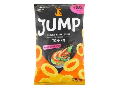 Снек вафлі кукурудзяні Jump 100г Том-Ям
