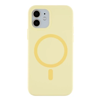 Чохол Glow Silicone Case with Magsafe для iPhone 12/12 Pro Колір Yellow