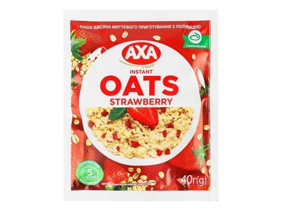 Каша швидкого приготування Аха 40г з полуницею