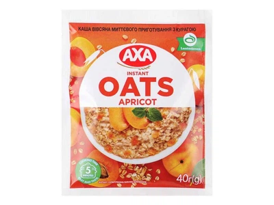 Каша швидкого приготування Аха 40г з курагою