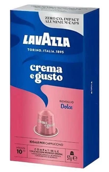 Кава Lavazza Crema e Gusto Dolce, 10 капсул Nespresso