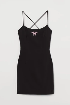 Платье H&M 46 черный 603967662