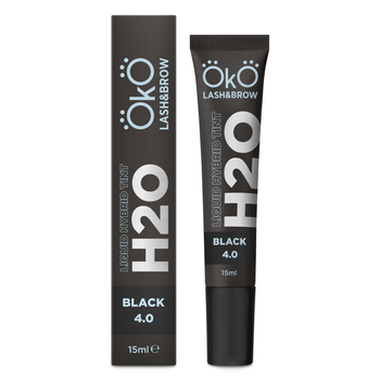 Краска для бровей и ресниц OKO Lash&Brow H20 Liquid Hybrid Tint Black 4.0 15 мл