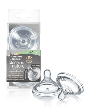 Набір сосок для пляшечки Tommee Tippee Closer to Nature Повільний потік