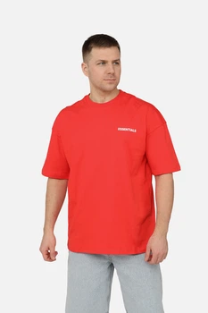 Футболка с коротким рукавом мужская XL цвет красный ESSENTIALS ЦБ-00272930