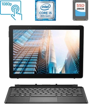 Планшет Dell Latitude 5290 2-in-1 / 12.3" (1920x1080) IPS Touch / Intel Core i5-8350U (4 (8) ядра по 1.7 - 3.6 GHz) / 8 GB DDR3 / 256 GB SSD / Intel UHD Graphics 620 / WebCam / USB 3.1 б/у