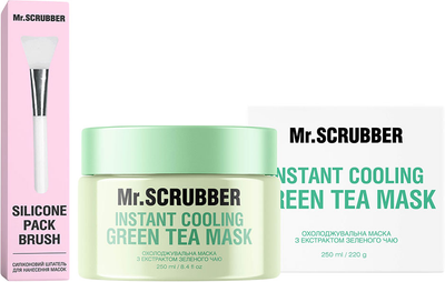 Охлаждающая маска для лица Mr.Scrubber Instant Cooling Green Tea Mask с Экстрактом зеленого чая 250 мл (4823109702349)