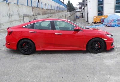 Пороги для Honda Civic 10 2016-2021 Седан, грунтованные под покраску V1